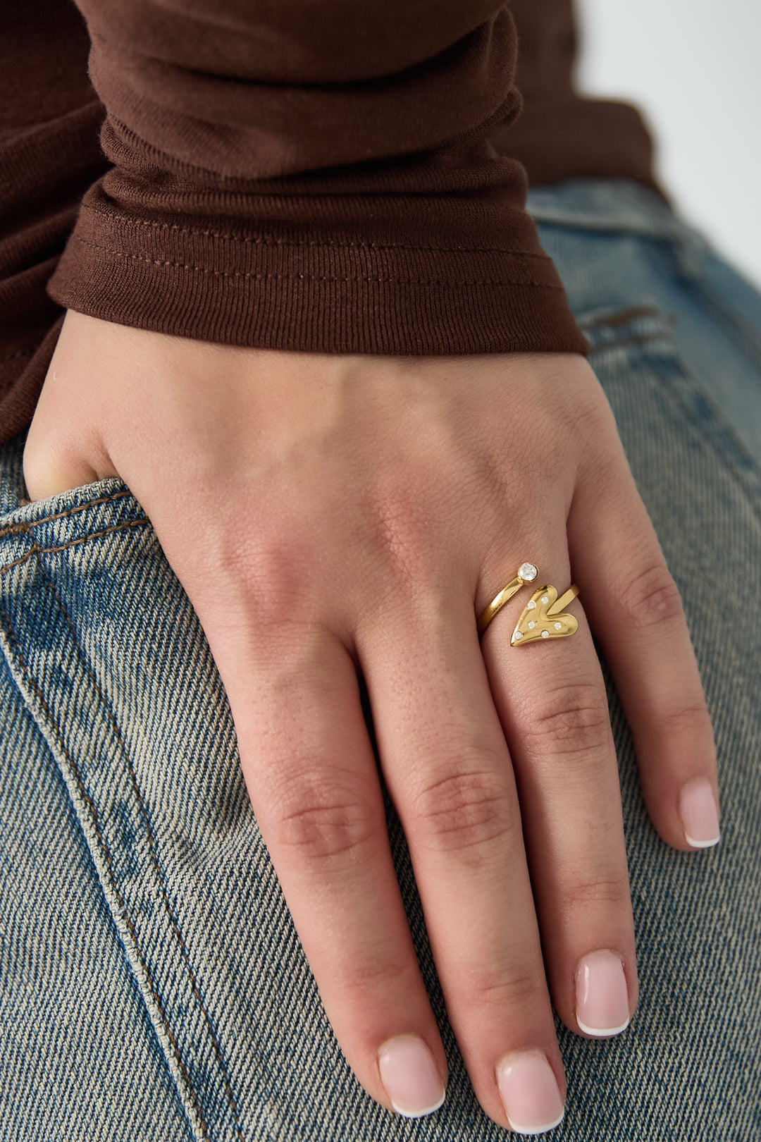 Diamond Heart Ring